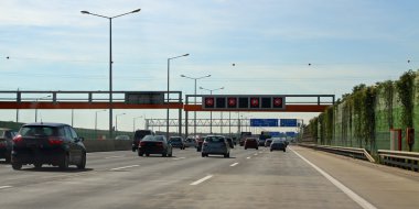 Avrupa şehri ulaşabilmek için yön ile Avusturya'da üye