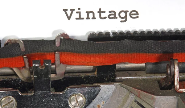 Vintage escrito com tinta preta — Fotografia de Stock