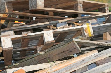 ahşap palet oldukça yanıcı