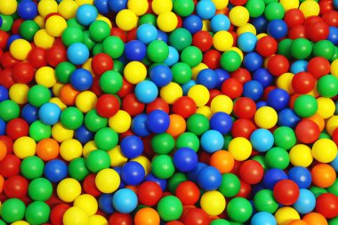 renkli plastik top oyun Havuzu