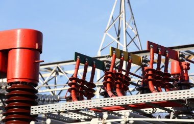 elektrik üretmek için bir Santral elektrik bakır terminalleri