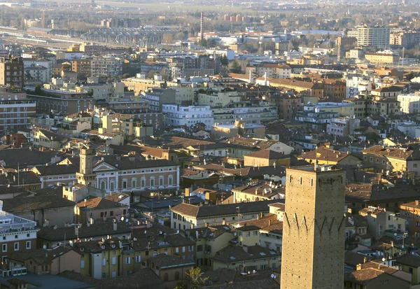 Bologna şehrinin fantastik panoramik manzarası — Stok fotoğraf