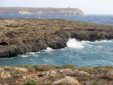 İtalya Lampedusa adasının deniz