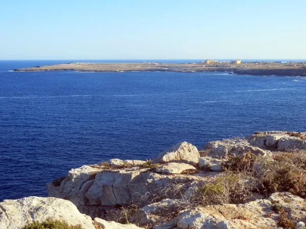 İtalya Lampedusa adasının deniz — Stok fotoğraf