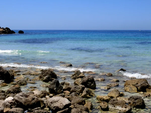 Mar de la isla LAMPEDUSA en Italia — Foto de Stock