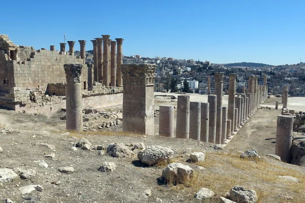 Roman Temple w miasta Jerash — Zdjęcie stockowe