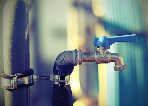 Water tap in the garden — Stock Photo, Image