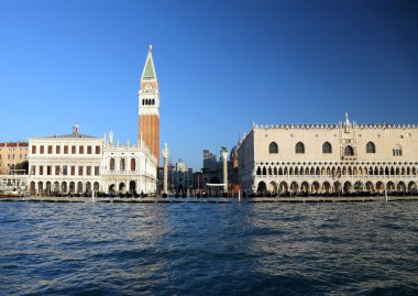 Grand Canal Saint Mark ve Doge Sarayı görünümünden