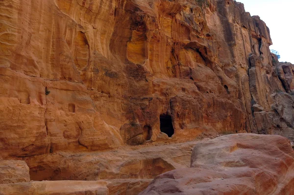 Ville de Petra en Jordanie au Moyen-Orient — Photo