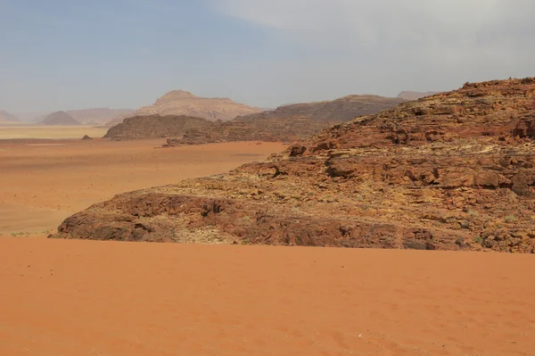 Mountains in the desert in Jordan — Stock Photo, Image