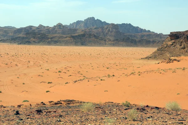 Mountains in the desert  in Jordan in the Middle East — Stock Photo, Image