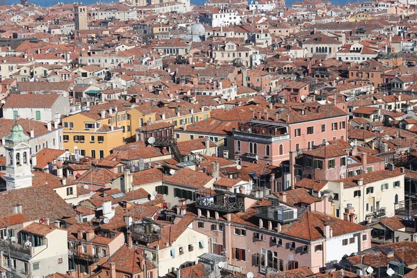 Houses of Venice ITALY from St Mark's Campanile — Stock Photo, Image