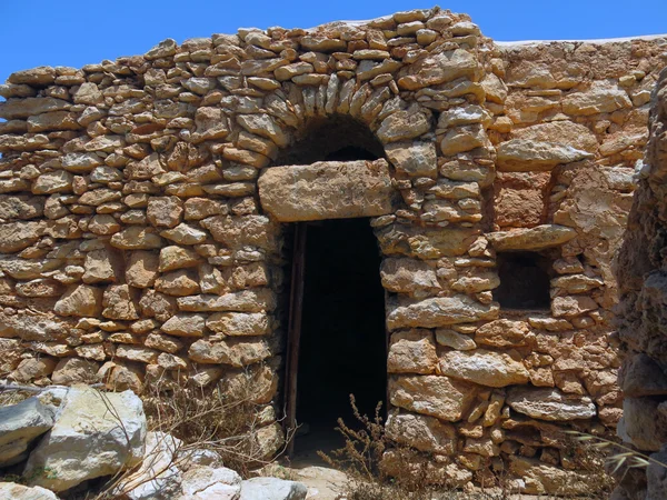 Bauernhäuser aus Stein in Sizilien Italien — Stockfoto