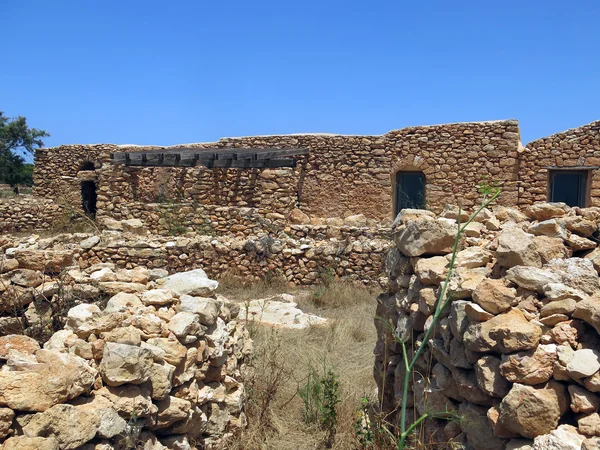 Maisons de campagne en pierre à Lampedusa Italie — Photo