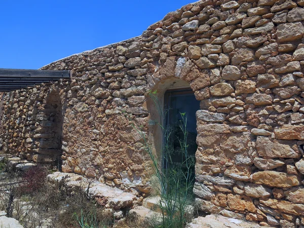 Bauernhäuser aus Stein in Sizilien Italien — Stockfoto