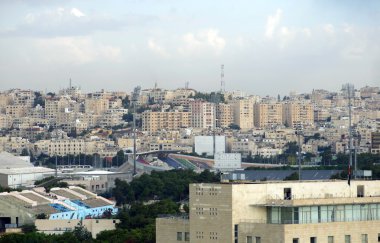 jordan ve evler ve stadyum başkenti Amman