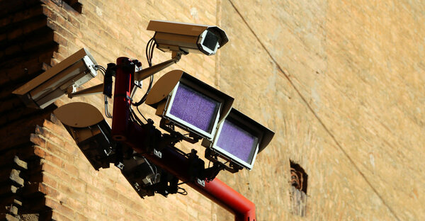 great camera and special lamps for the control of crimes in the 