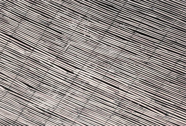 Textura fondo de cañas de bambú entrelazadas entre sí —  Fotos de Stock