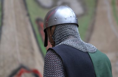 Avrupa kale Ortaçağ askerler