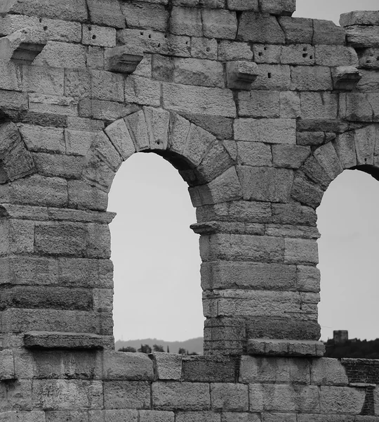 Detail van de buitenkant van de Arena in Verona City — Stockfoto