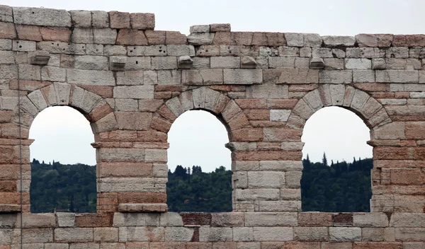 Detail eksterior Arena di Verona City — Stok Foto