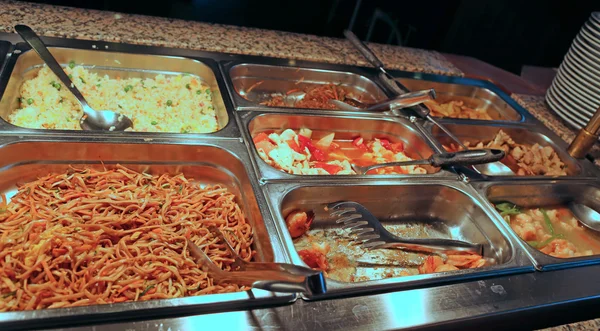 음식과 국수와 중국 식당 — 스톡 사진