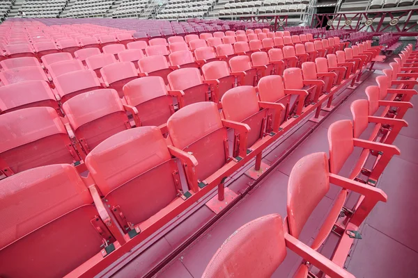 Empty chairs in the stadium before the show — Stock Photo, Image