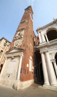 vicenza İtalyan CI palladian bazilikanın yüksek saat kulesi