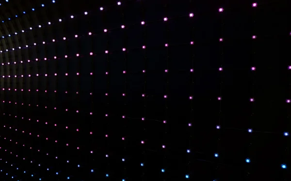 Fundo abstrato de muitas luzes led multicoloridas — Fotografia de Stock