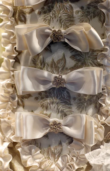 Bows for decoration for elegant dress — Stockfoto