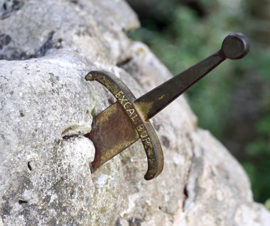 excalibur the famous sword in the stone