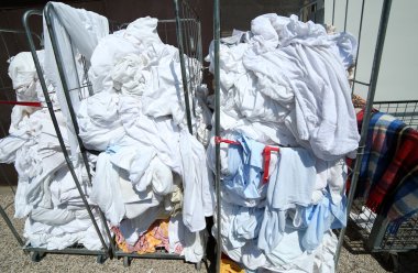 kirli çamaşır yıkama önce Endüstriyel Çamaşırhane