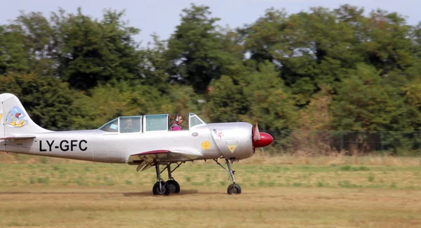 Thiene, Vicenza - Itália. 26 Julho, 2015: importante show aéreo cal — Fotografia de Stock