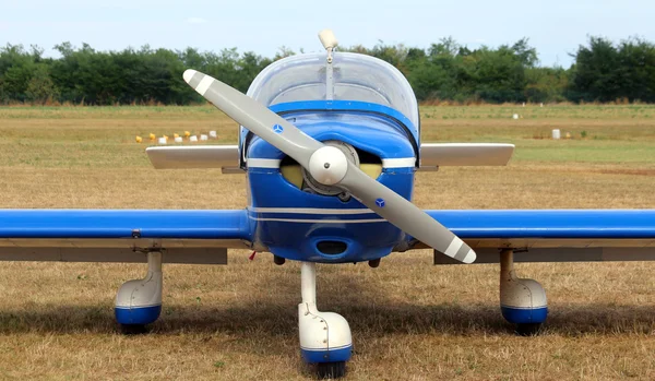 Thiene, Vicenza - Italy. 26th July, 2015: light aircraft for the — Zdjęcie stockowe