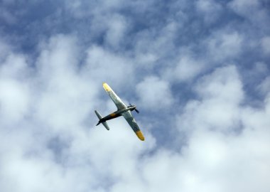 Thiene, Vicenza - İtalya. 26 Temmuz 2015: akrobasi uçak du