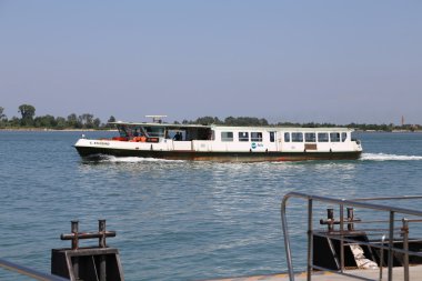 Venedik, Ve - İtalya. 14 Temmuz, 2015: Vaporetto taşıma