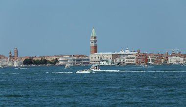 Venedik, Ve - İtalya. 14 Temmuz, 2015: Doge's Palace ve çan