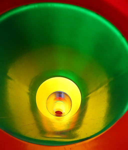 Nekonečné velké barevné tunelu snímek — Stock fotografie
