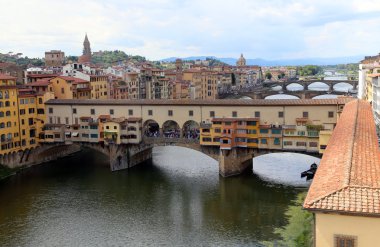 Floransa Ponte Vecchio ve Vasari Koridor Uffizi Müzesi