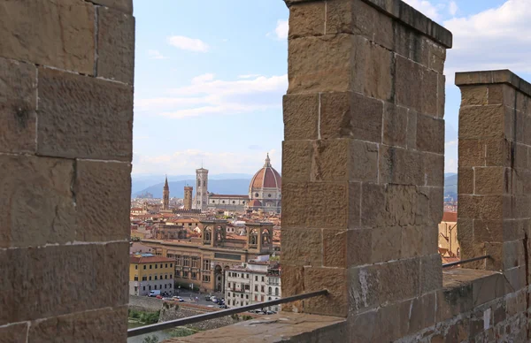 Floransa İtalya kubbe katedralin kulesinden — Stok fotoğraf
