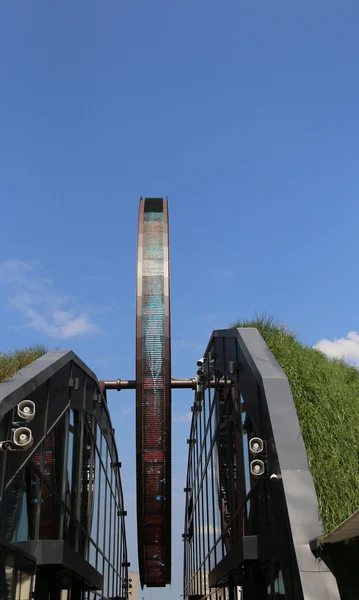 Milán, Italia - 8 de septiembre de 2015. EXPO MILANO. Belarús Pavilio —  Fotos de Stock