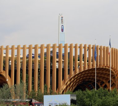 Milan, İtalya - 8 Eylül, 2015. Expo Milano. Frangı detay