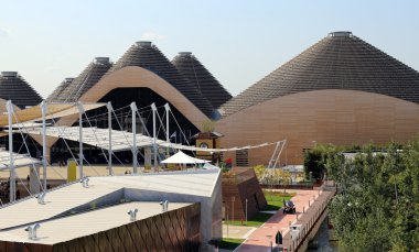 Milan, mı, İtalya - 8 Eylül, 2015. Expo Milano. Sıfır Pa