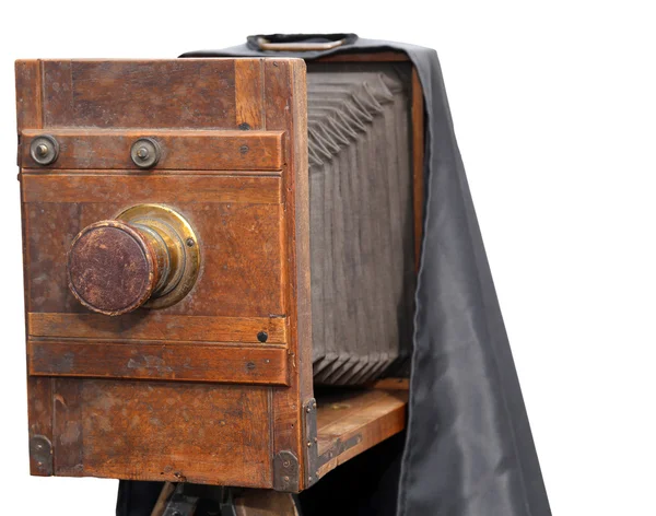 Vintage camera used by photographers of the last century — Stok fotoğraf