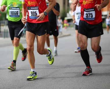 Vicenza, Italy. 20th September 2015.  Marathon runners