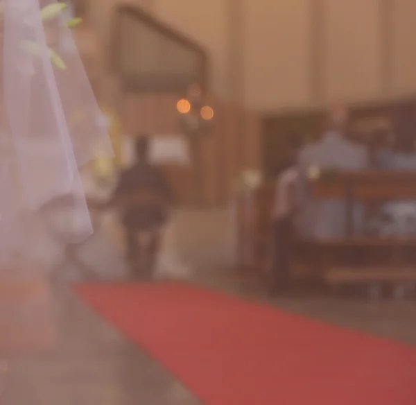 Interieur van de kerk is versierd tijdens de viering van t — Stockfoto