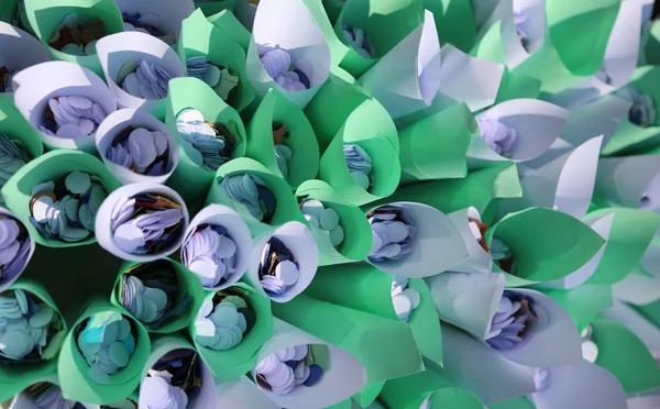 Bolsas llenas de confeti para celebrar — Foto de Stock