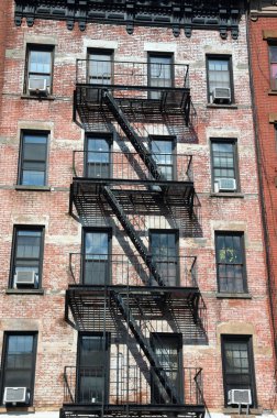 Amerikan kentsel yapısı çelik yangın merdiveni güvenlik yönetmeliklerini karşılıyor