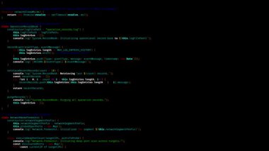 Siyah arkaplanda bulunan programlama betiği ve PASSWORD kodları satırları