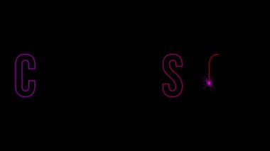 Büyük Renkli Deyimler Renkli İfade Yakında siyah arkaplan yatay düzeninde bir kıvılcım tarafından çizilen bir kıvılcım ile ortaya çıkar Her seferinde bir harf siyah arkaplan yatay düzeninde bir kıvılcım tarafından çizilir